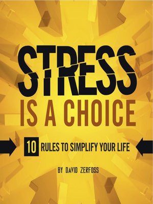 cover image of Stress Is a Choice